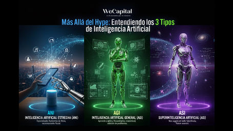 Más Allá del Hype: Entendiendo los 3 Tipos de Inteligencia Artificial
