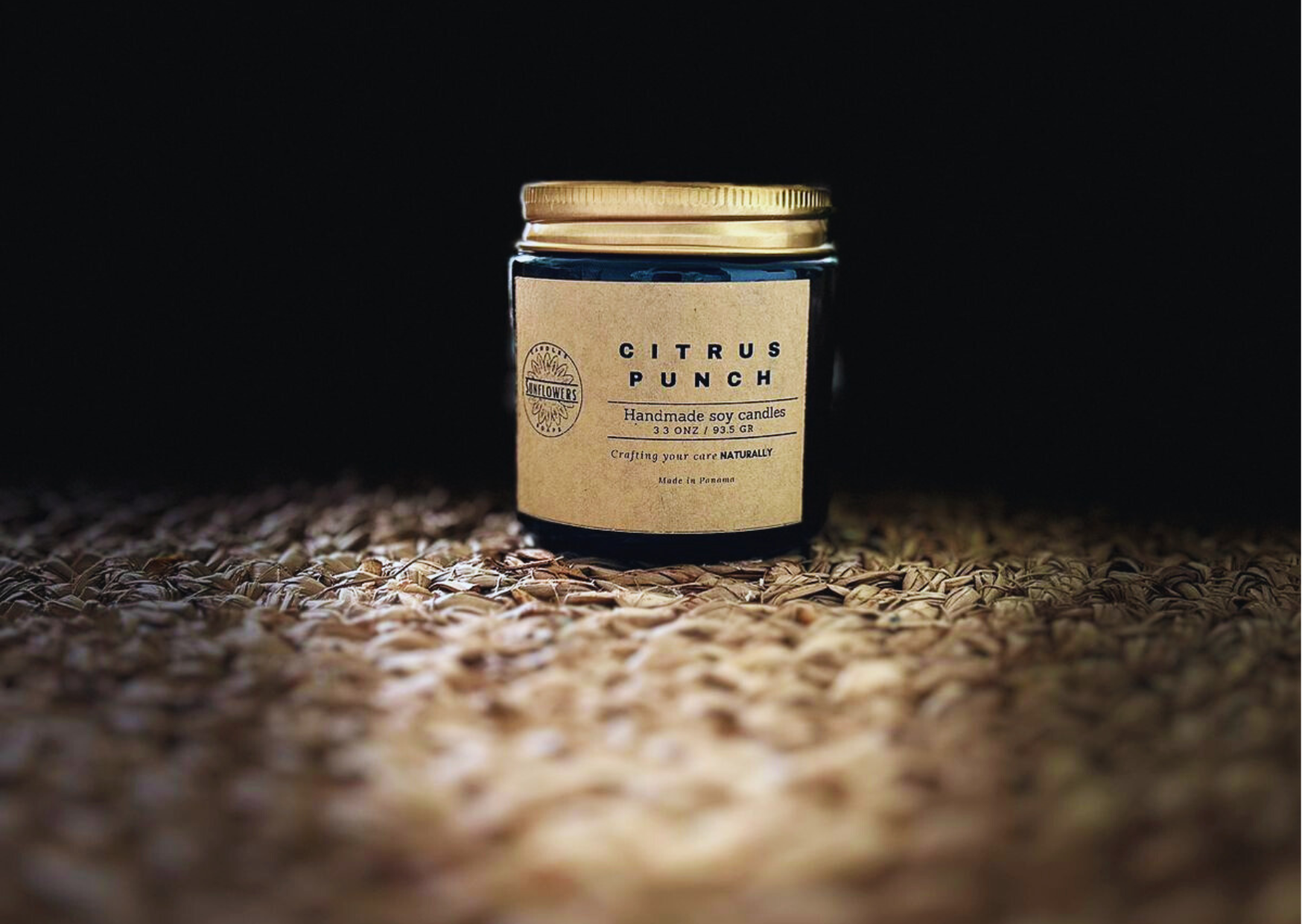 Vela de cera de soja Citrus Punch