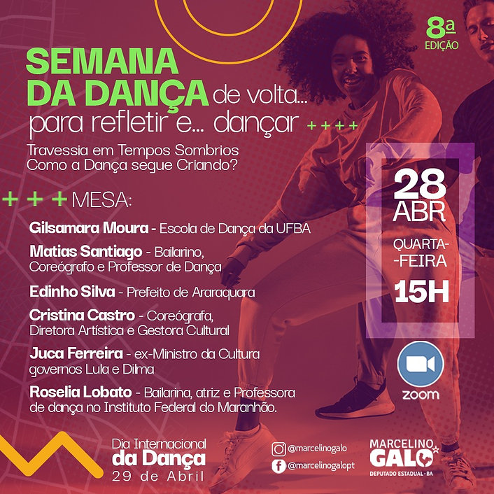 Live celebra Dia Mundial da Dança com presença de dois araraquarenses