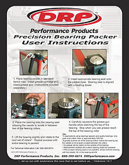 Precision Bearing Packer Instructions 9-