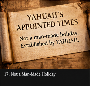 Yom Kippur Day of Atonement – YAHUAH’s Appointed Time