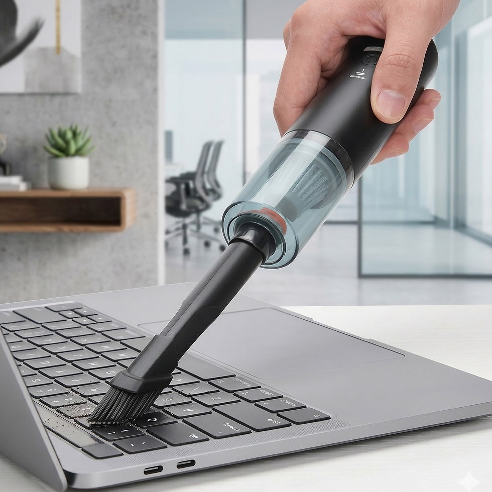 Thumbnail: 2-in-1 Mini Wireless Vacuum Cleaner & Air Duster