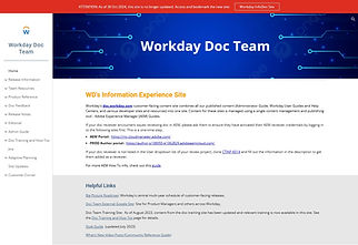 Old Site Homepage