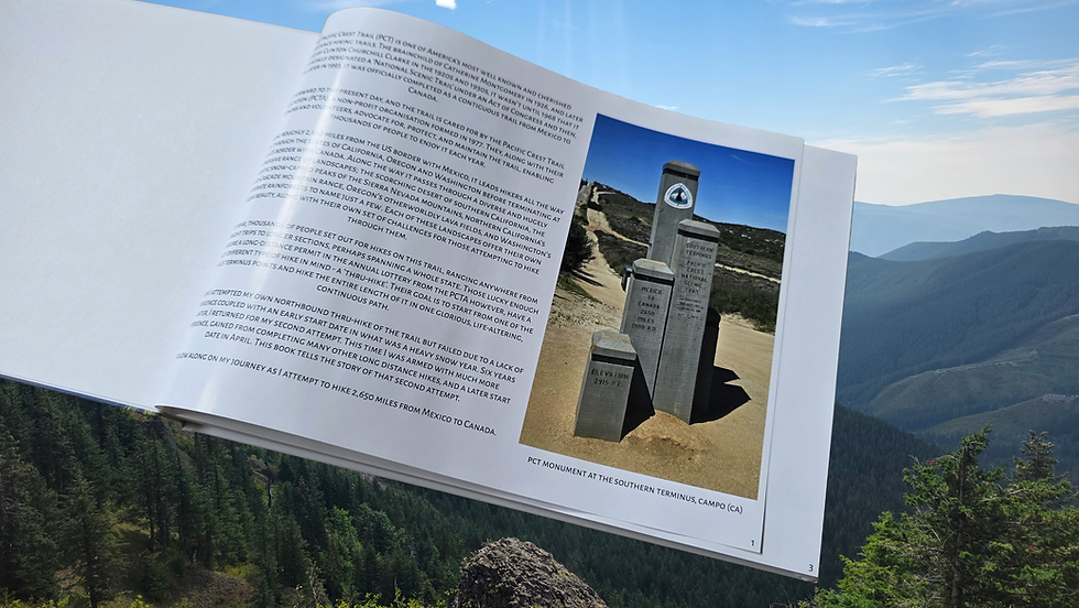 Thumbnail: Twenty-Six Fifty: My Journey on the Pacific Crest Trail 8"x11" Photo Journal