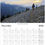 Thumbnail: A4 2026 PCT Hiker calendar December page
