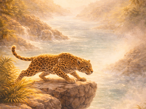 New hybrid poem, "A Leopard Leaps, Deep In Love," How To Write an Ode, & a prompt