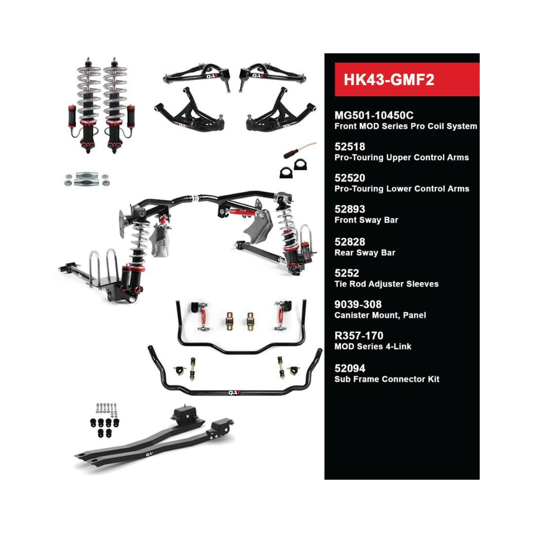 1970-1974 GM F-Body Camaro Level 3 Handling Kit QA1 HK43-GMF2