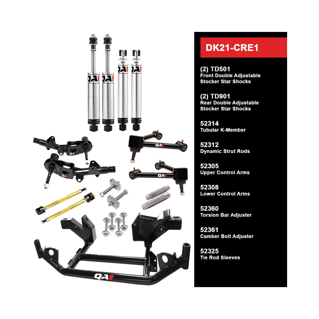 1970-1974 Mopar E-Body, Drag Kit, Level 1, QA1 DK21-CRE1