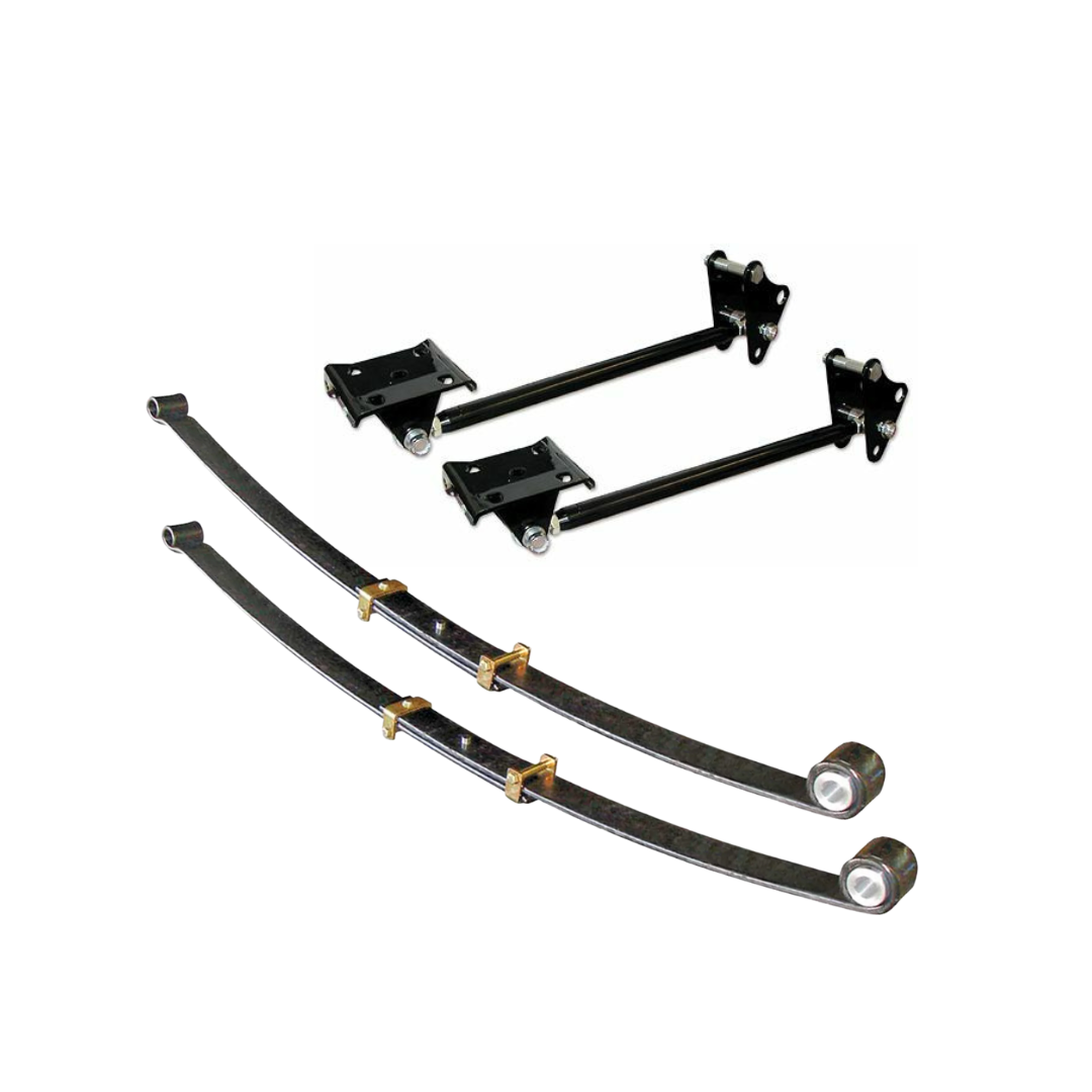 caltracs with split mono calvert leaf springs