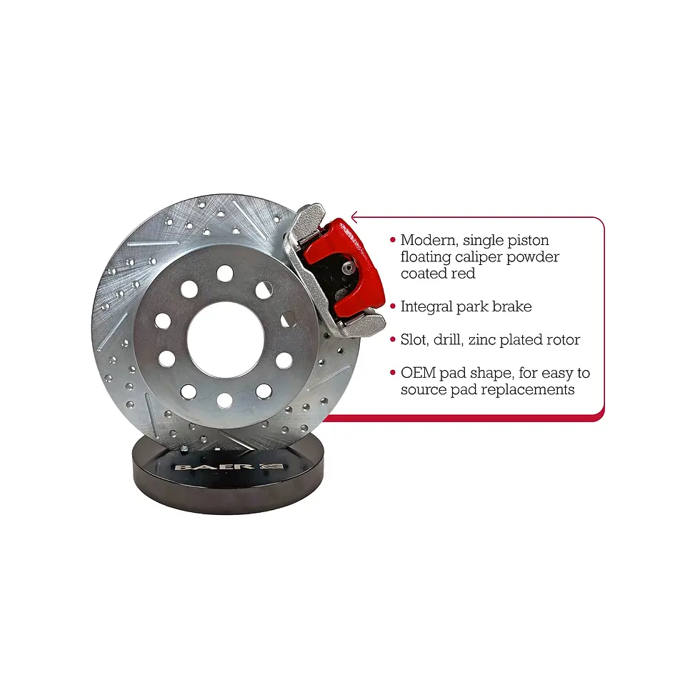 Thumbnail: 1978-1987 G-Body, Rear 10.50" Classic Series Brake System, 4302519R