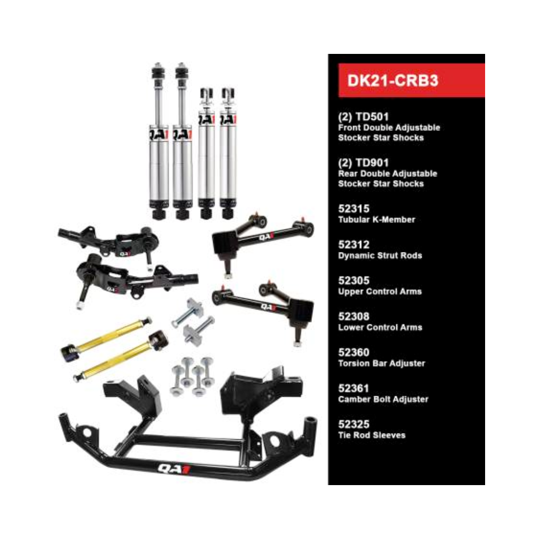 1968-1970 Mopar B-Body, Level 1, Torsion Bar Drag Kit, QA1 DK21-CRB3