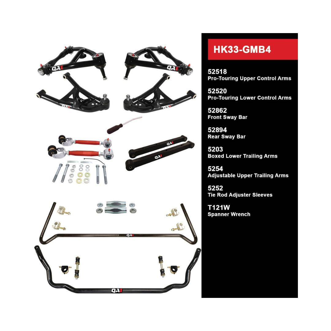 1977-1993 GM Impala B-Body Level 3 Full Handling Kit W/O Shocks QA1 HK33-GMB4