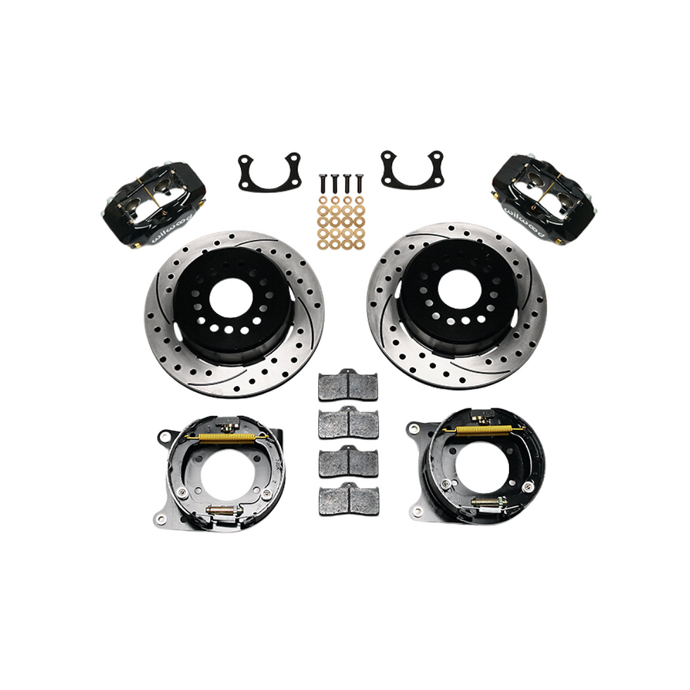 Thumbnail: 12.19", 4 Piston, Dynapro Rear Parking Brake, Staggered Stocks, Wilwood 140-9560