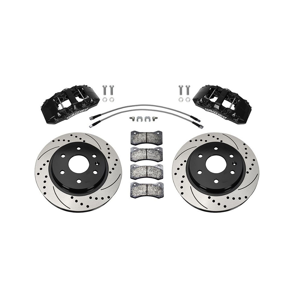 Thumbnail: 2007-2018 GM Truck/SUV 1500, AERO6 Front Truck Kit 13.38in, Wilwood 140-16804