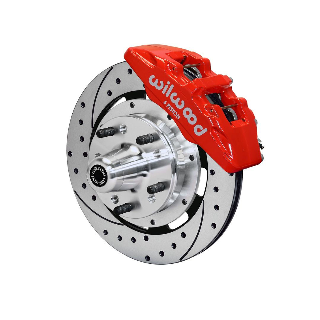 1967-1971 GTX, Dynapro 6 Big Brake Front Kit (Hub), Wilwood 140-10740-D