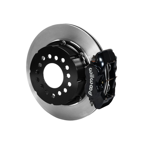 Wilwood Dynalite Pro Series Front Brake Kit - Black - SRP Drilled & Slotted Rotor - 11in Rotr E-Body main image 1
