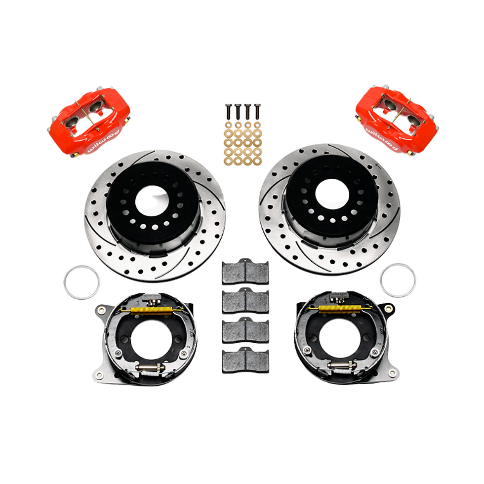 Thumbnail: 2005-2014 Mustang, Forged Dynalite Rear Parking Brake Kit, Wilwood 140-9228