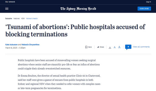 Public Hospitals Blocking Terminations?