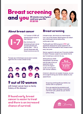 Breast Screening and you Brochure Thumna