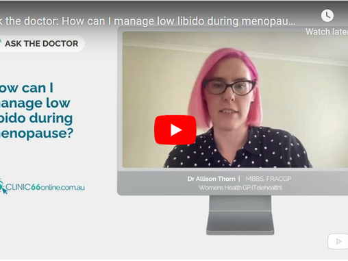 ASK THE DOCTOR: How can I Manage Low Libido during Menopause?
