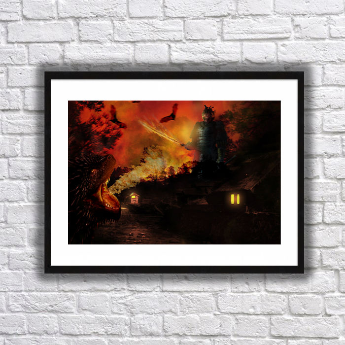 Tin-Man Samurai- digital print