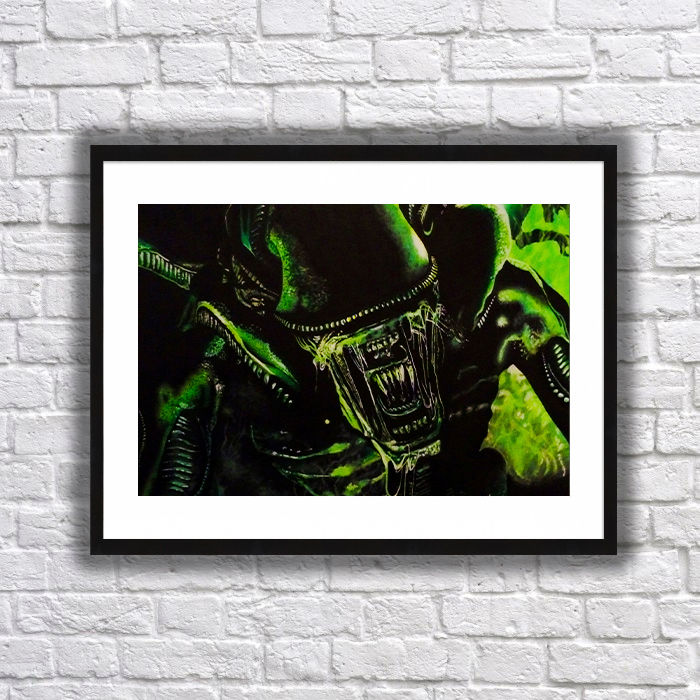 Alien Fine Art Painting - digital print