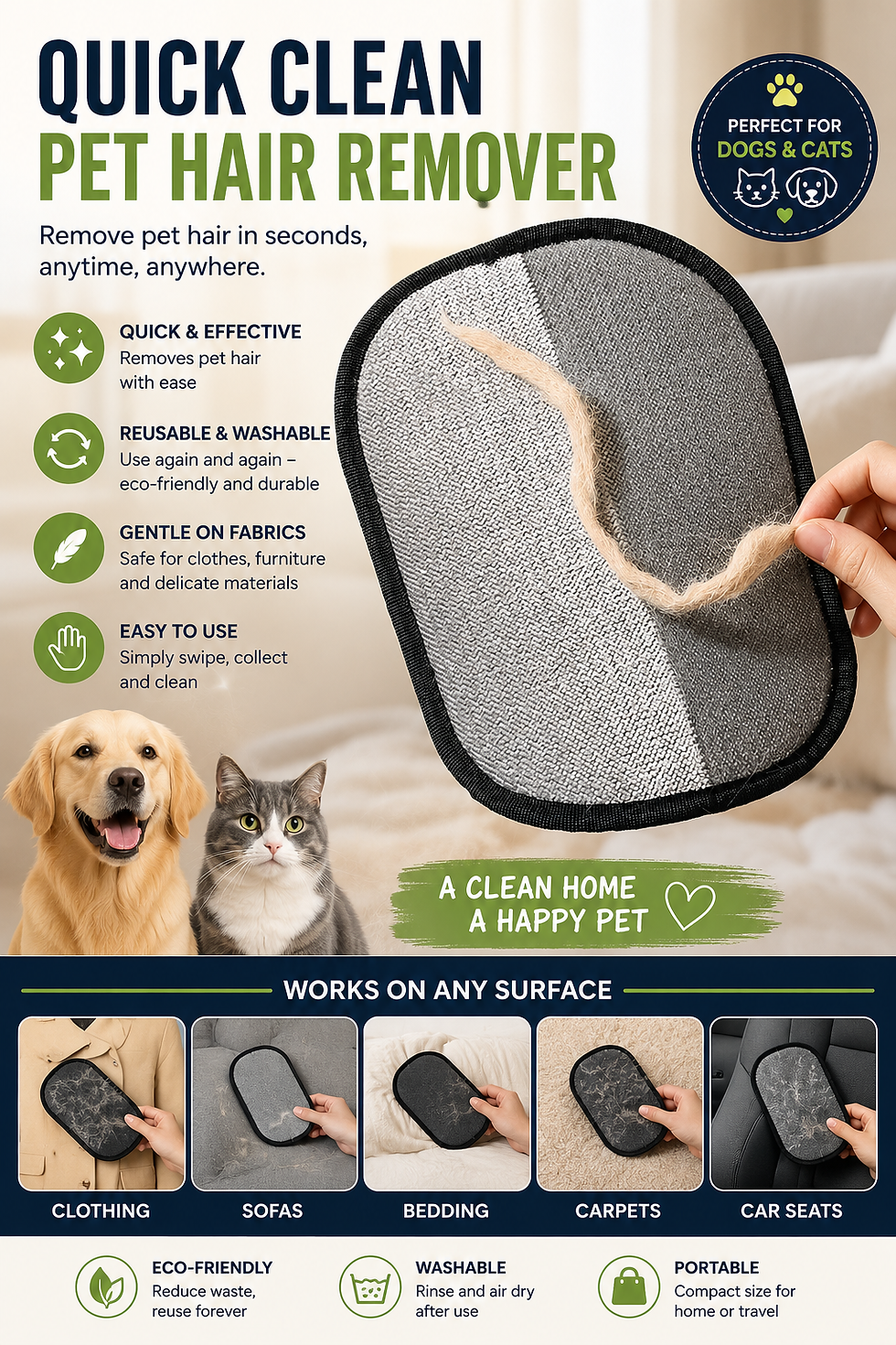 Thumbnail: Quick Clean Pet Hair Remover