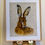 Thumbnail: Handmade , Custom Needle Felt Hare Portraits | Wool Art