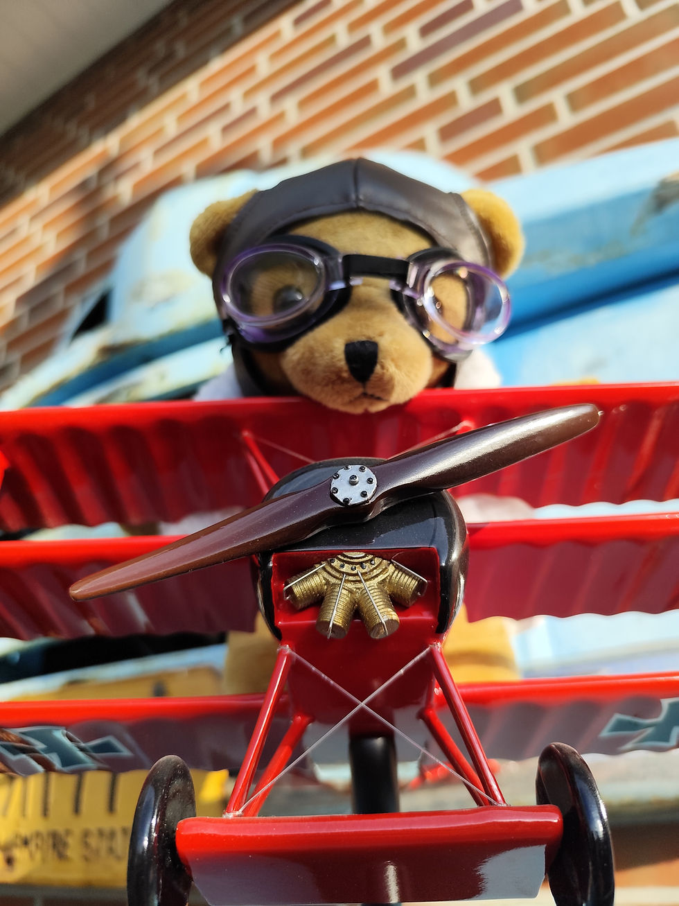 Thumbnail: Red BÄRon Teddy Pilot 