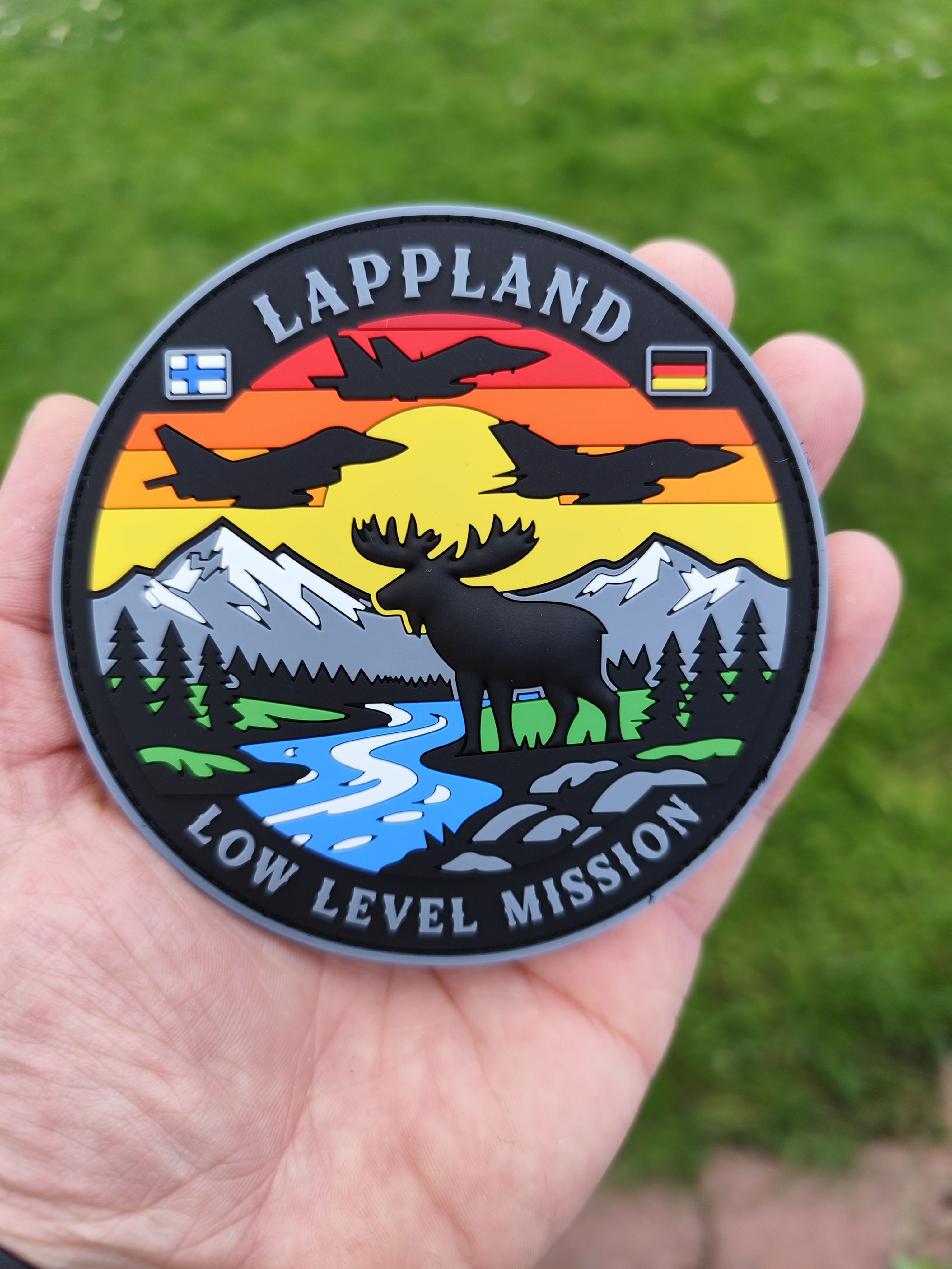 Fun Patch Ramstein Flag 2026 Low Level Mission F-18, EF Typhoon, PA-200 Tornado