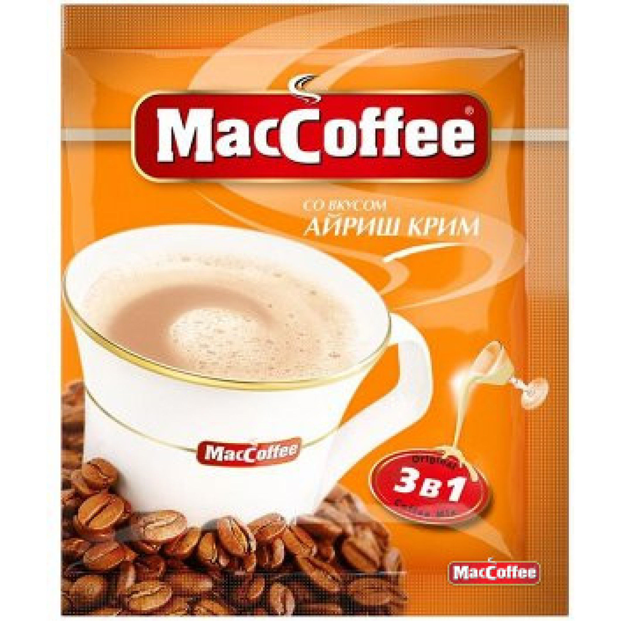 Кофе 3 в 1 со вкусом Айриш Крим "MacCoffee", 18г