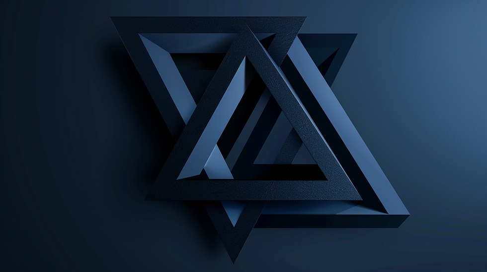 lonko00_blender_3D_impossible_triangle_dark_blue_and_black_simp_c28b4a62-d6d1-4568-920c-56