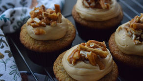 Banana Cupcakes with Peanut Butter Frosting