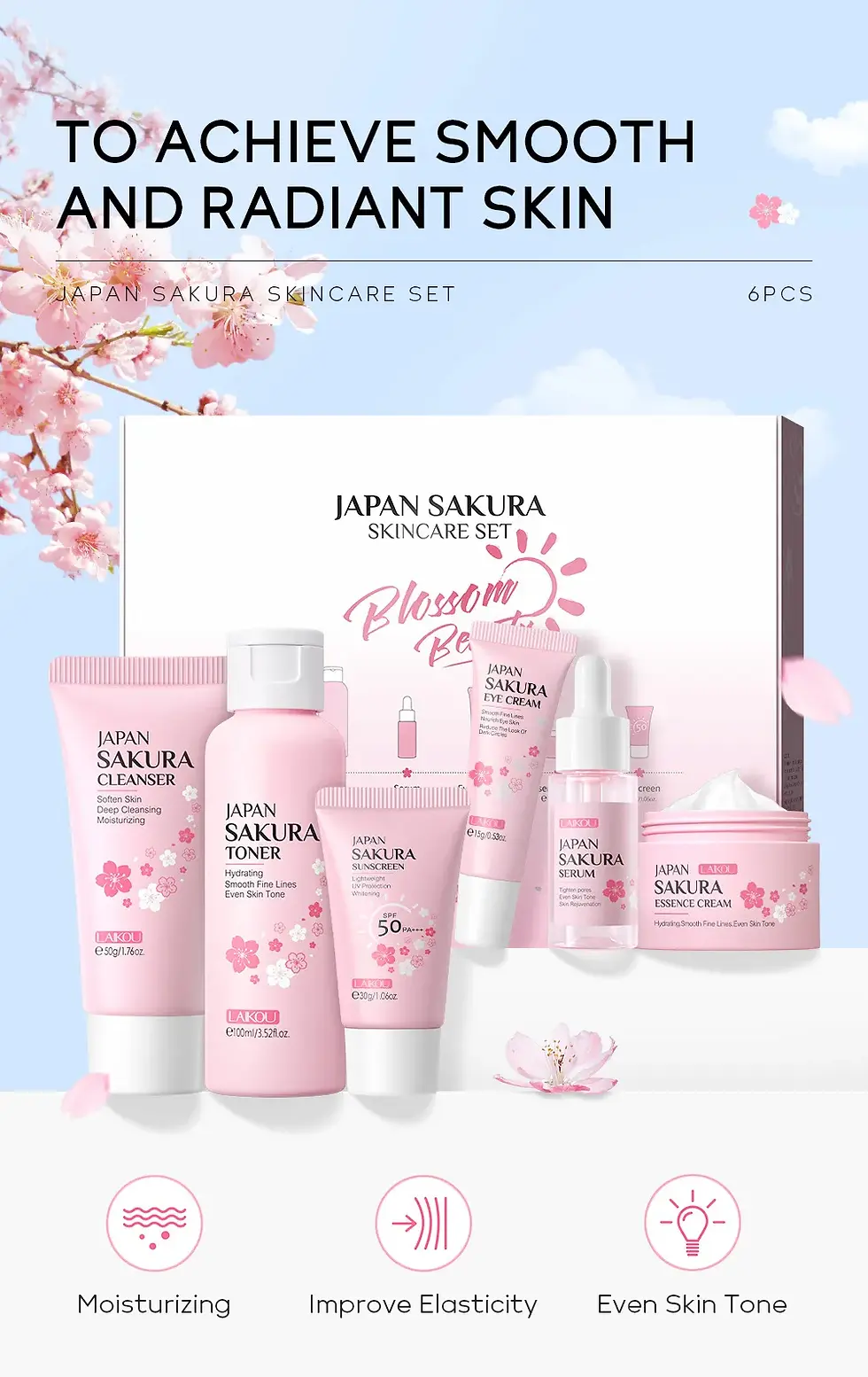 Thumbnail: Japan Sakura Skin Care Set