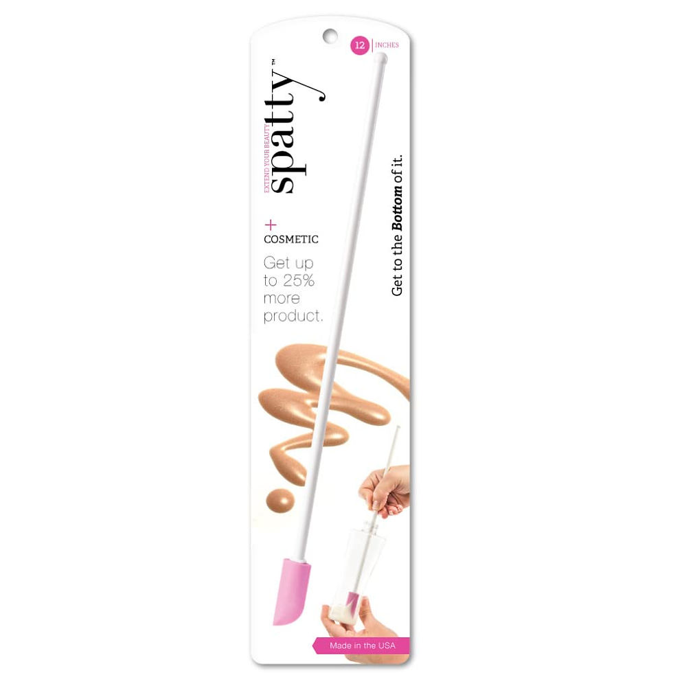 Thumbnail: Spatty Daddy Beauty Makeup Spatula (12 Inch Pink) Shark Tank Mom Made Scrapes La
