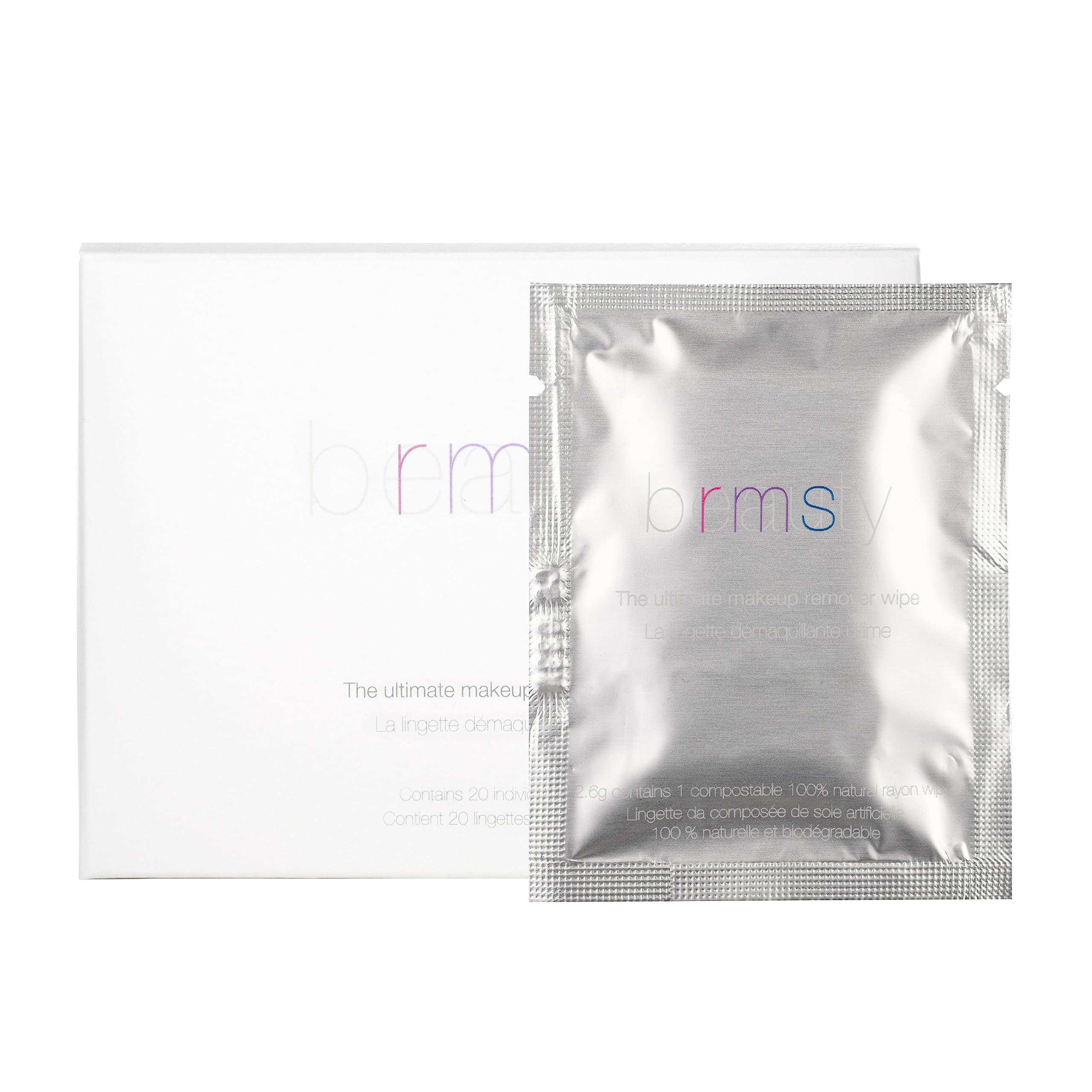 RMS Beauty Makeup Remover Wipes - Organic Coconut Oil Makeup Remover Oil Based M