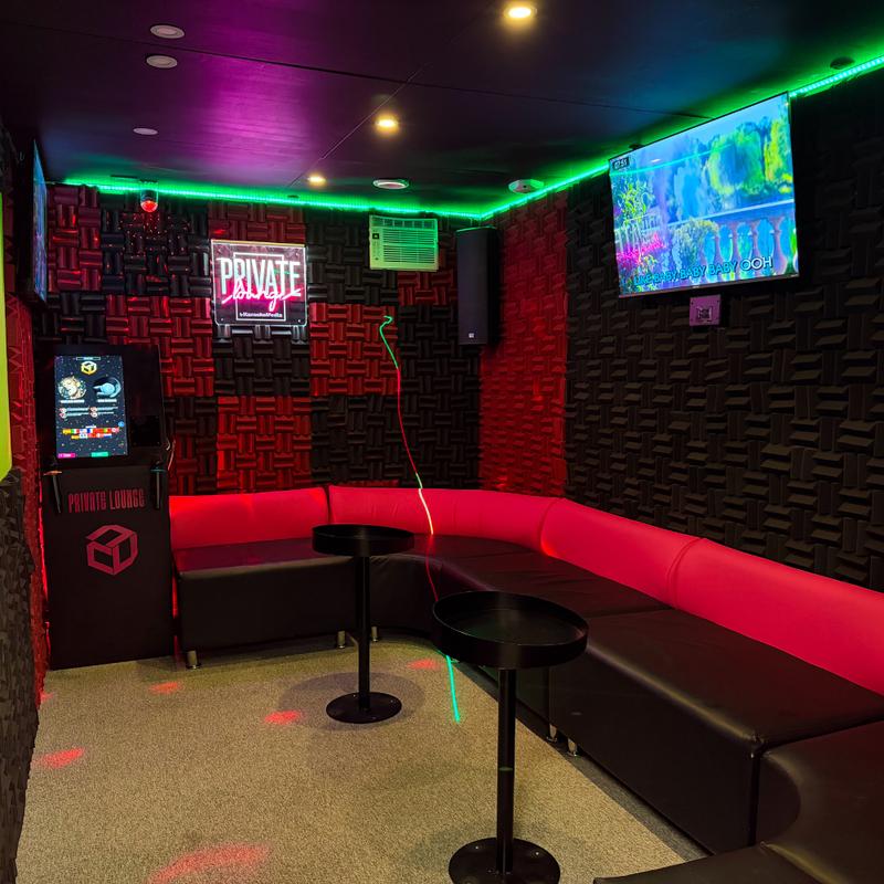 Inside of Karaoke Booth