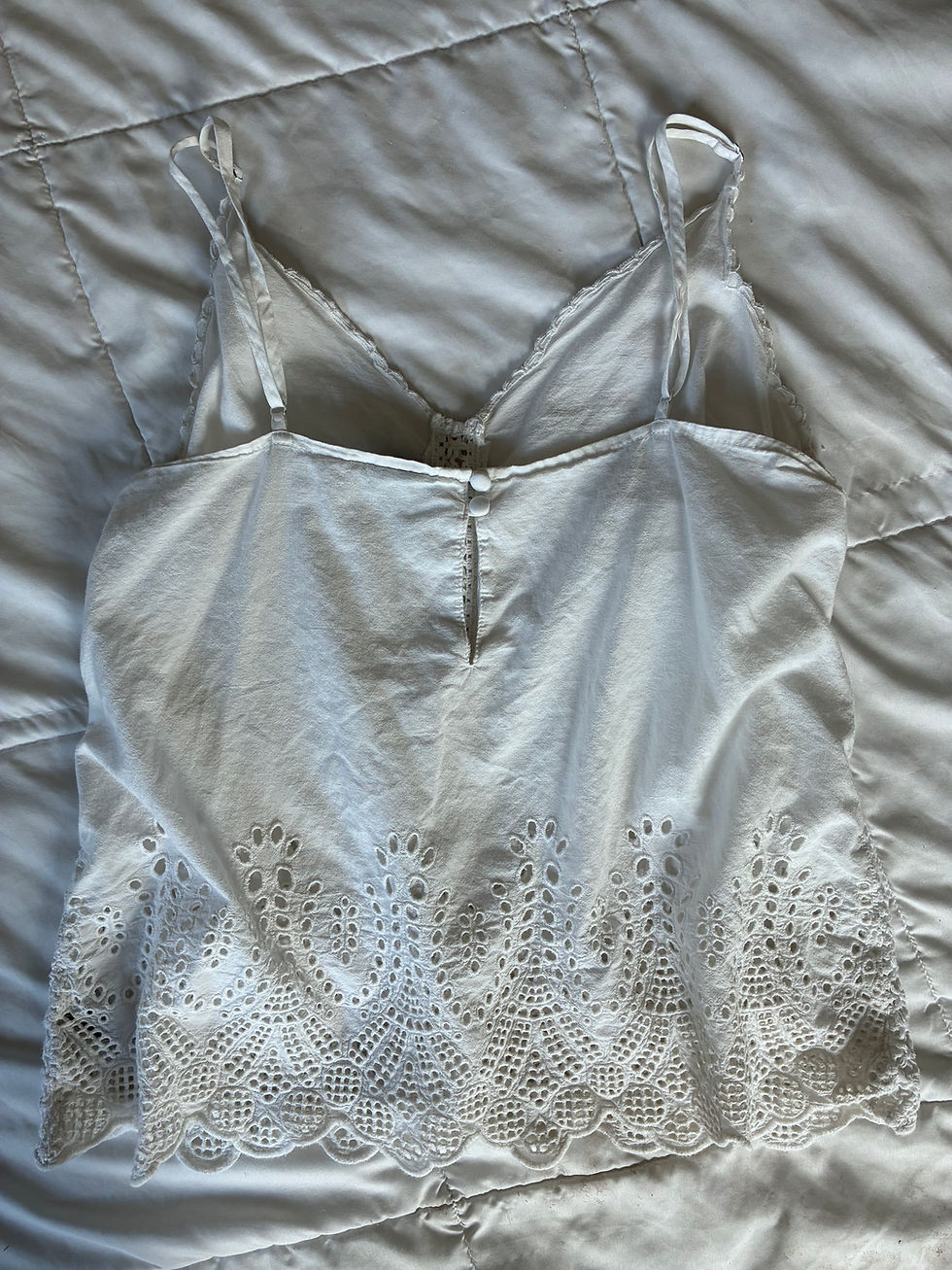 Thumbnail: PAIGE Cotton Eyelet Camisole