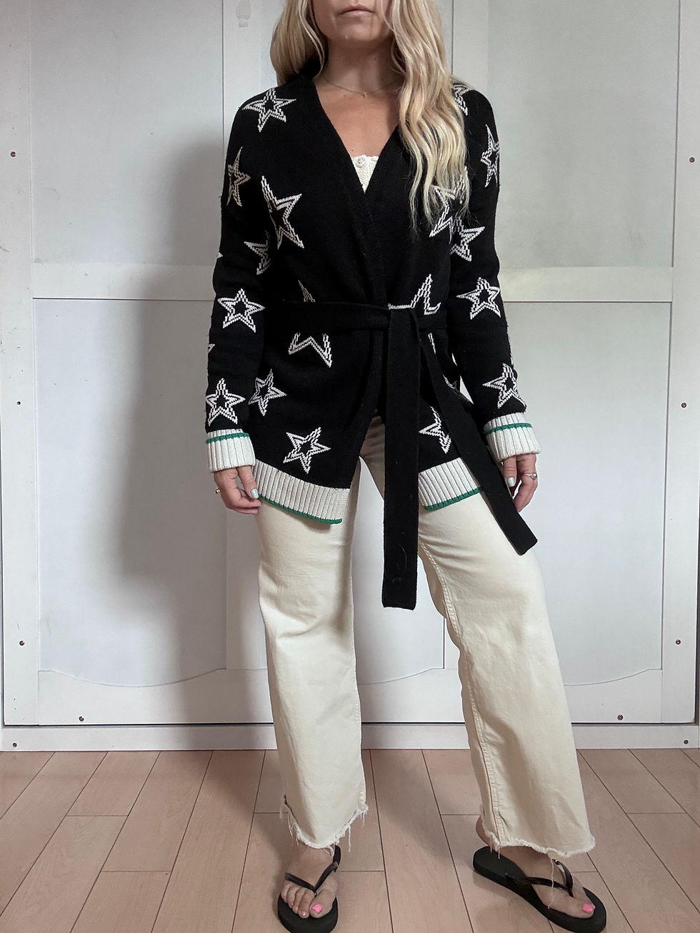 Thumbnail: Cotton Star Cardigan by maje paris 