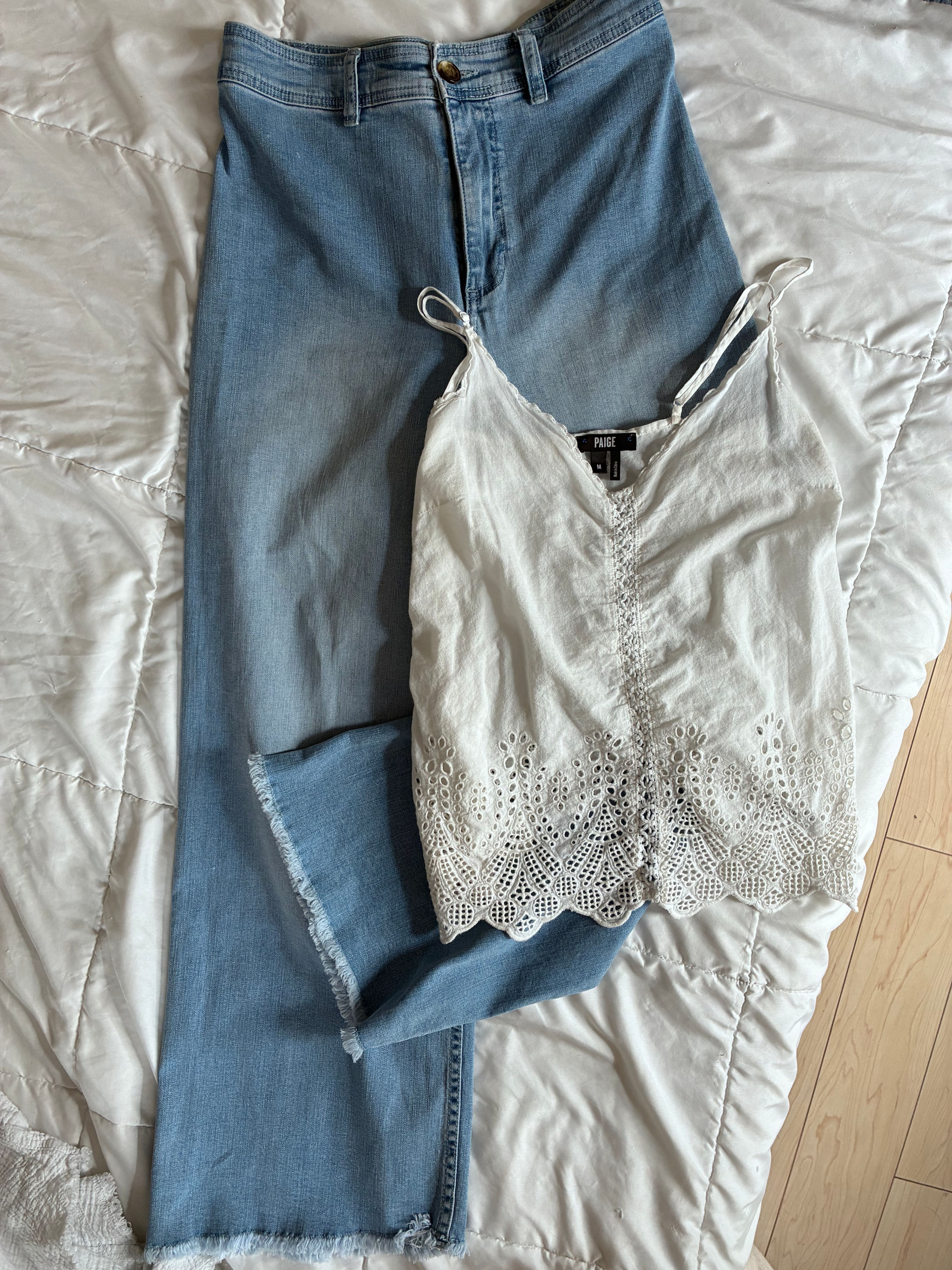 PAIGE Cotton Eyelet Camisole