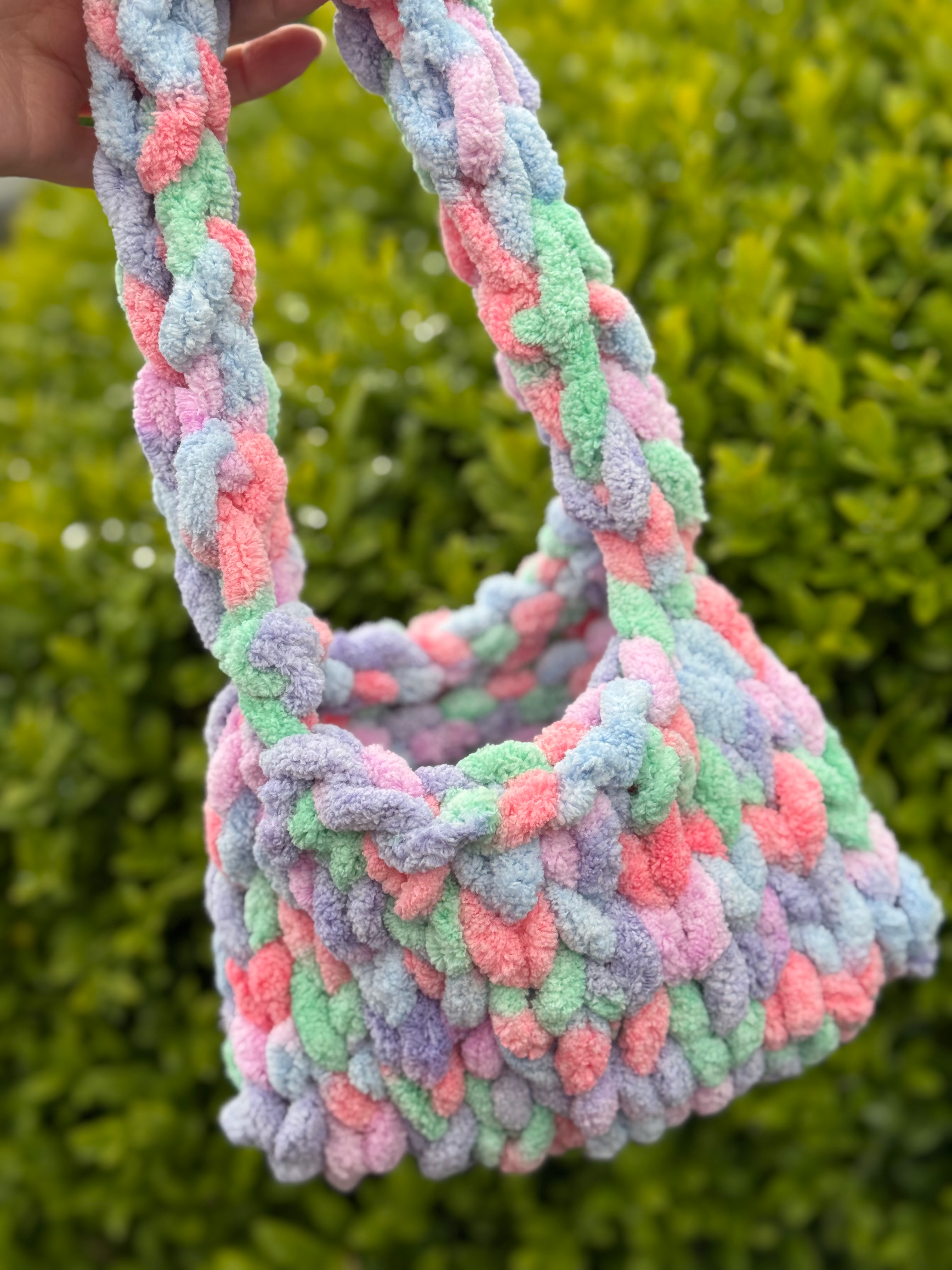 Small knitted bag