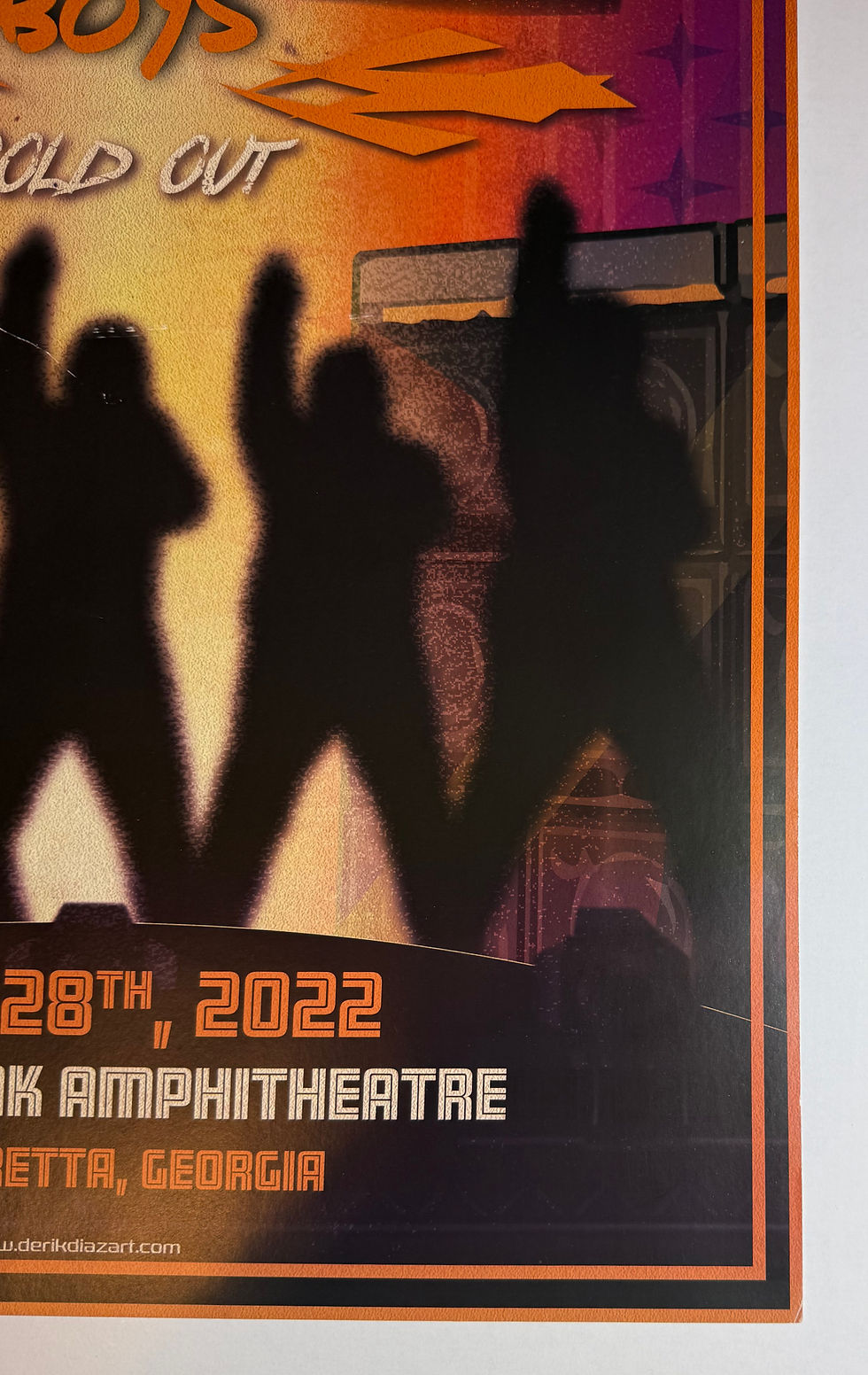 Thumbnail: BackStreet Boys June 28, 2022 Tour Poster SOLD OUT Atlanta, GA Uncirculated