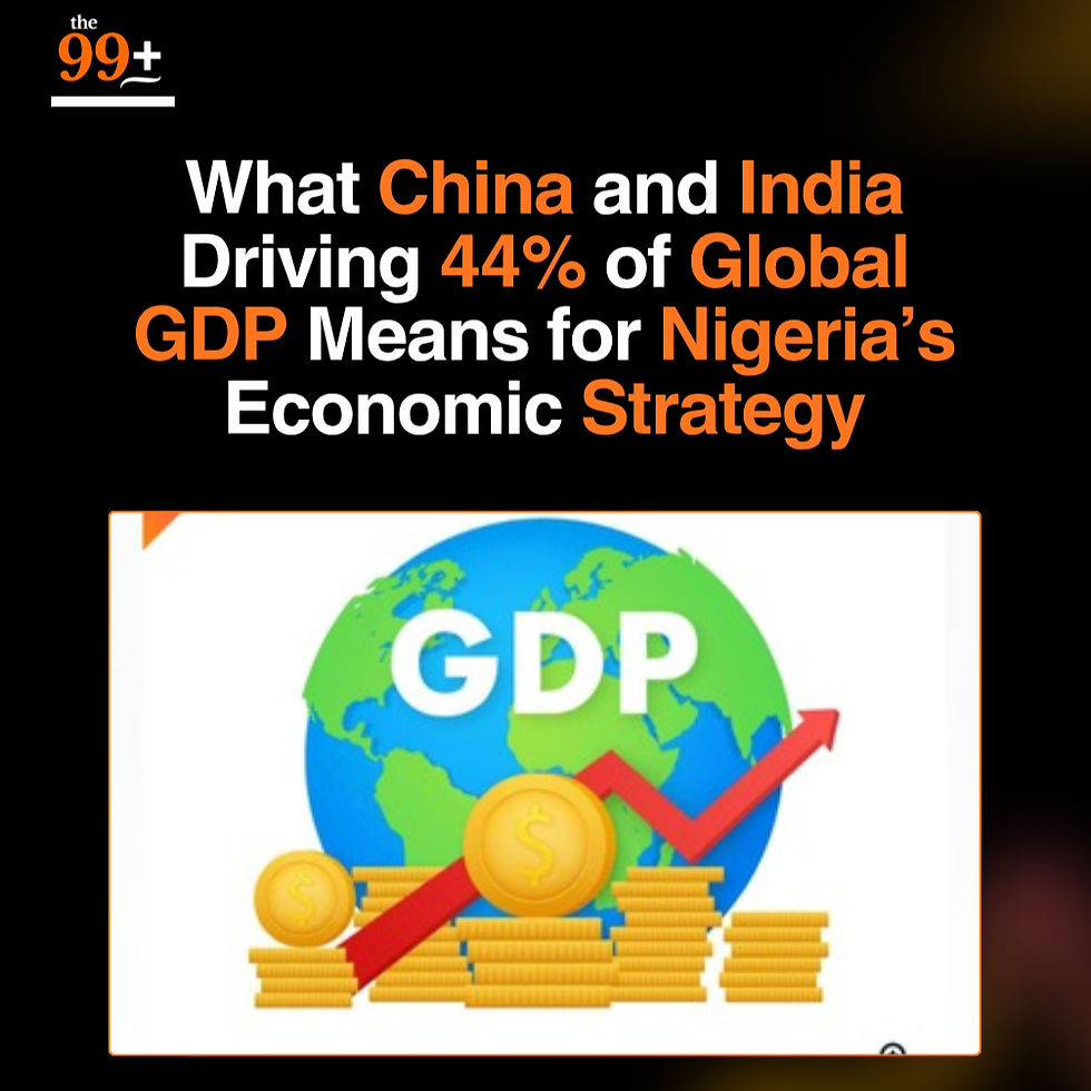 How the China and India Global GDP Impact on Nigeria Reshapes Policy Priorities