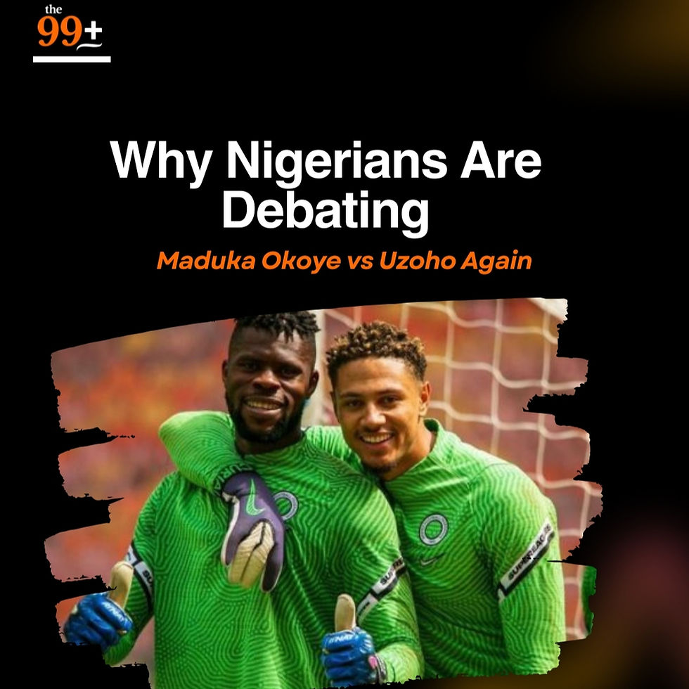 Why Nigerians Are Debating Maduka Okoye vs Uzoho Again