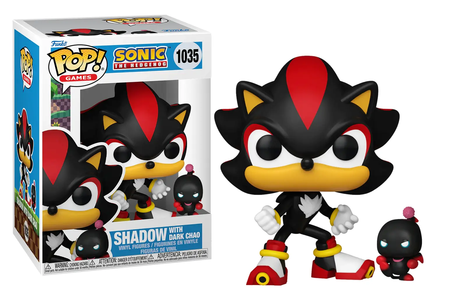 Funko Pop! Games Sonic Shadow with Dark Chao #1035