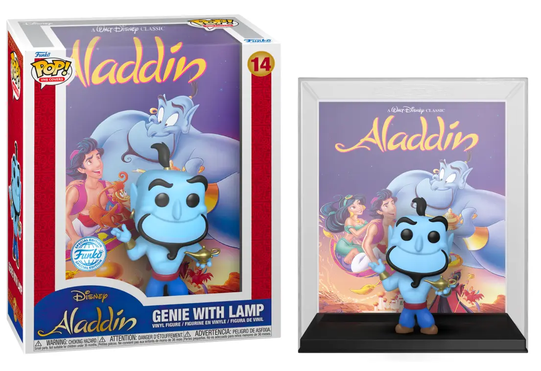 Funko Pop! VHS Cover Disney Aladdin Genie with Lamp #14