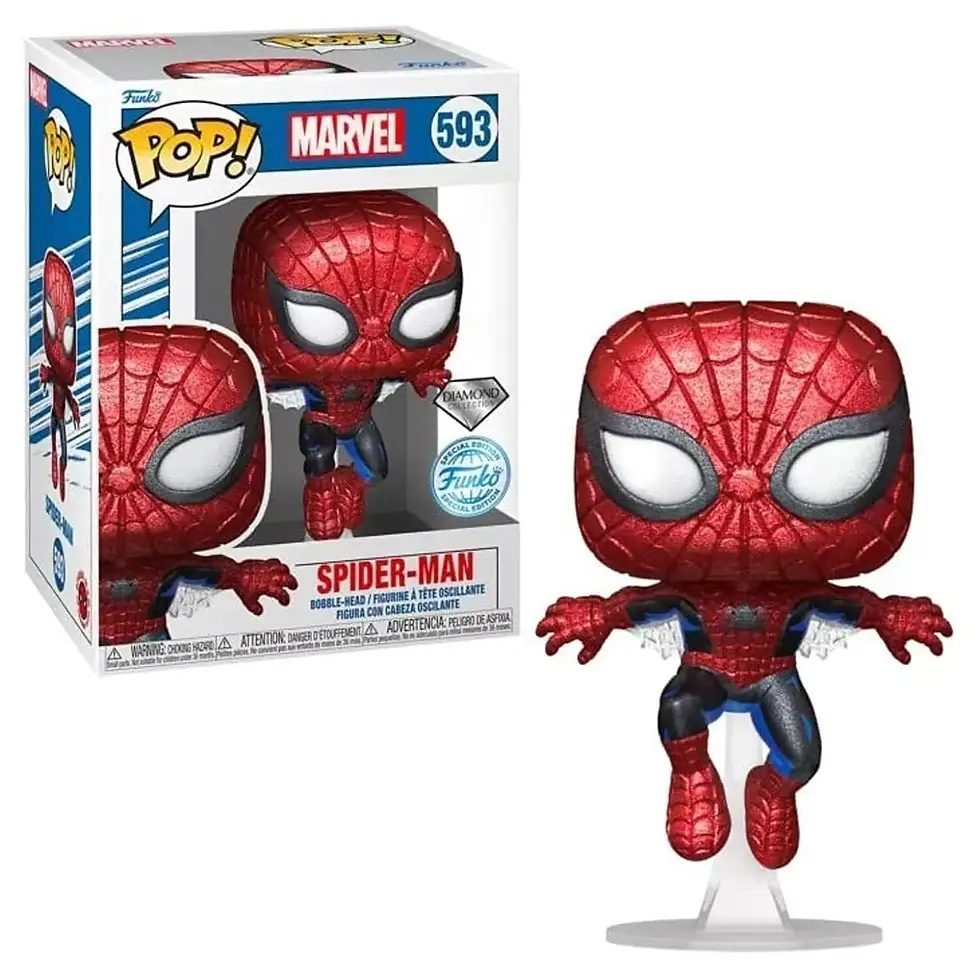 Funko Pop! Marvel Spiderman Glitter Edition #593