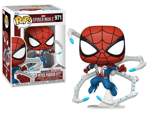 Funko Pop! Marvel Spiderman 2 Peter Parker Advanced Suit 2.0 #971