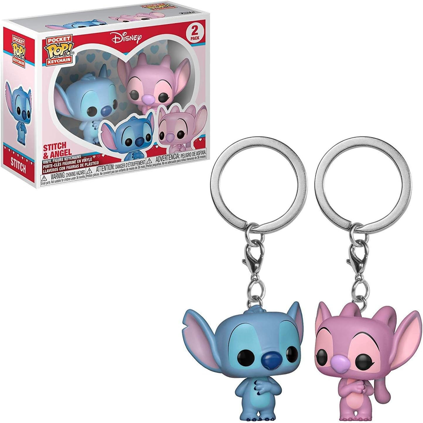 Portachiavi Funko Pop! Disney Lilo & Stitch "Stitch & Angel"