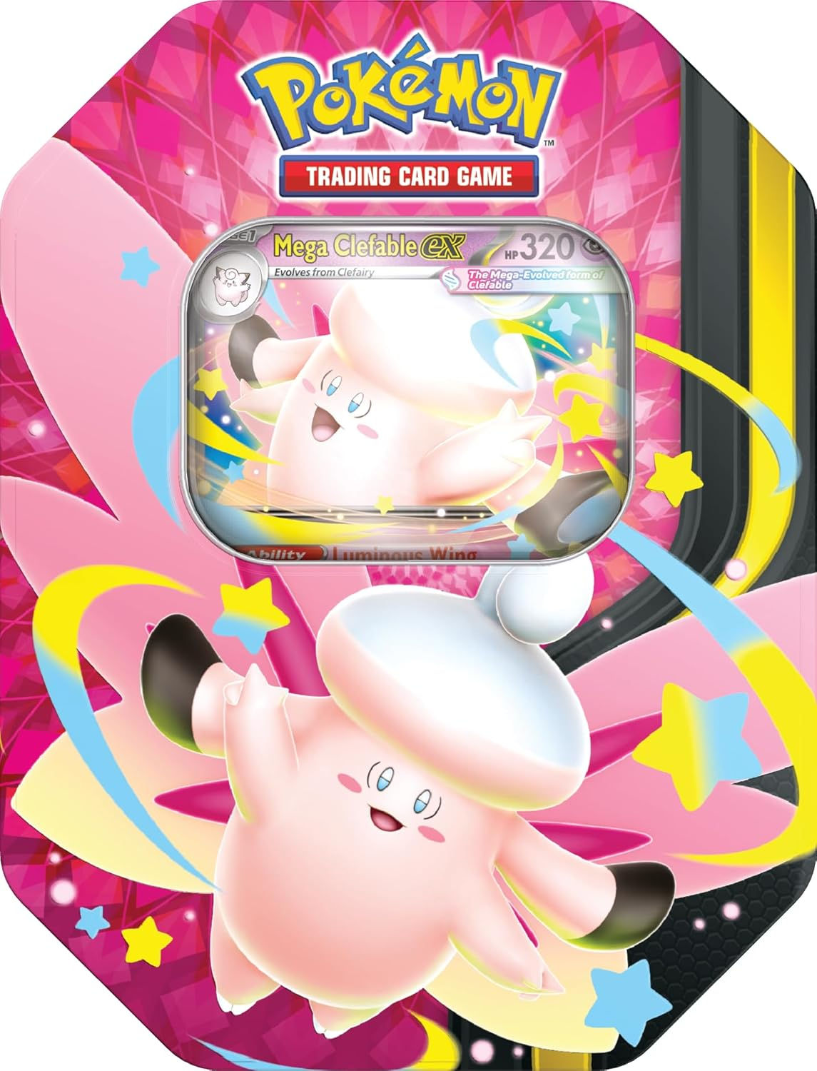 Pokémon Card Game Tin Mega Chiarodiluna Mega Clefable-ex (ITA)